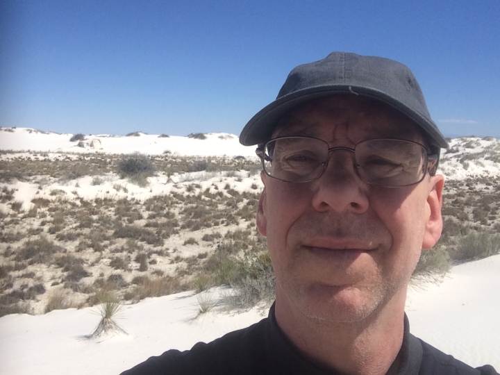 Selfie at the White Sands National Monument