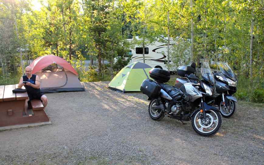 Emerald Bay Campground, Green Lake Provincial Park, BC 