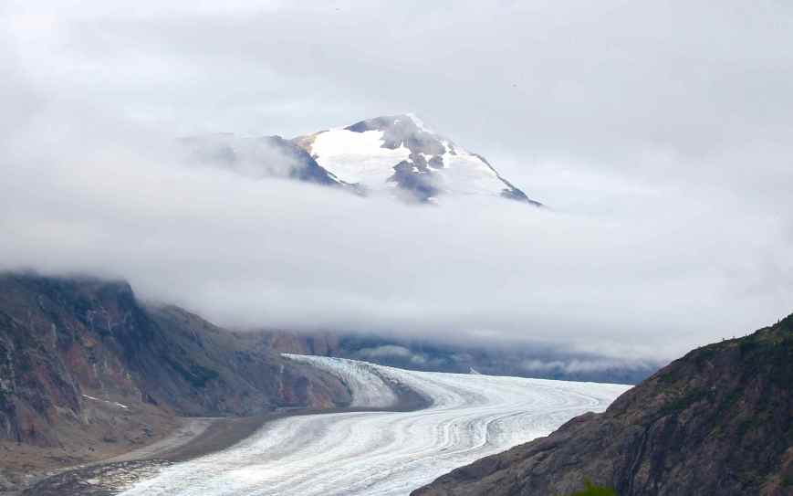 View of the Toe of Salmon Glacier
