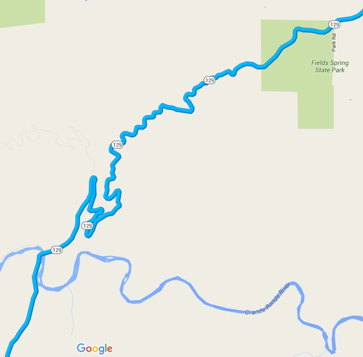 Rattlesnake Highway to the Grande Ronde River